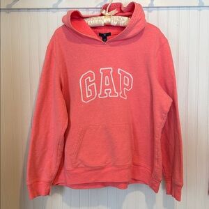 Gap Spell Out Fleece Hoodie Sweatshirt XXL